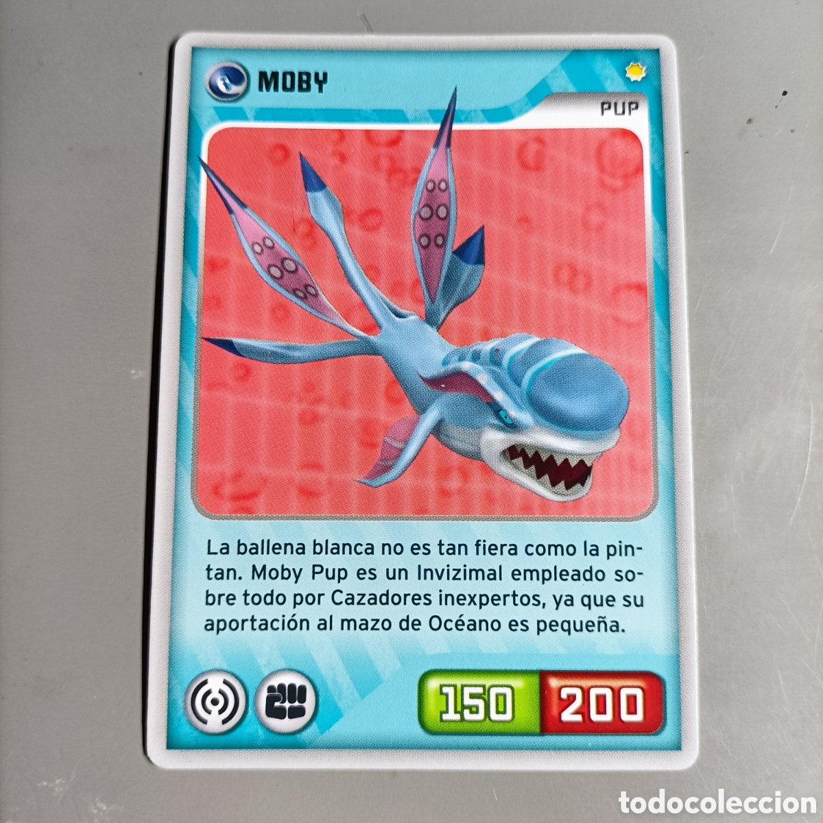 Trading cards: CARTA PANINI. INVIZIMALS 2013. №226 MOBY