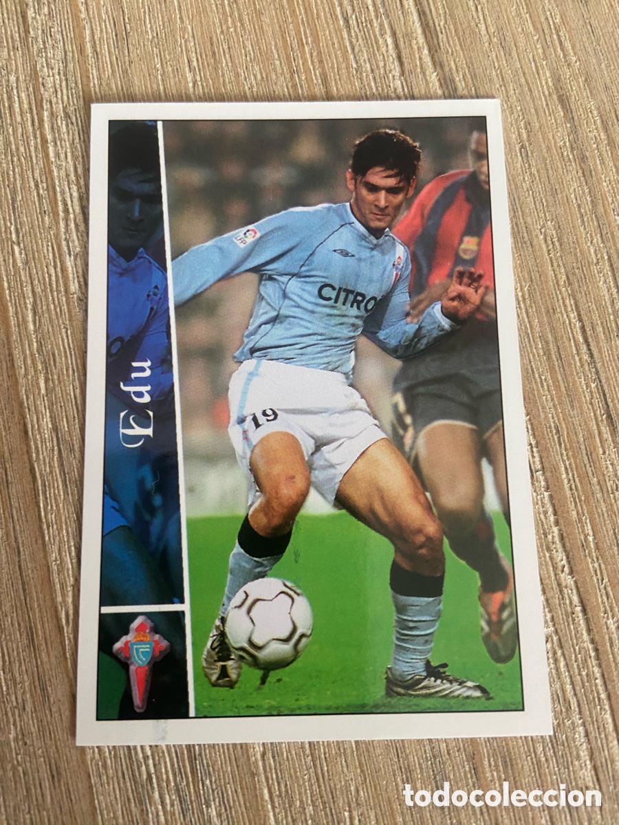 Trading Cards: 129 EDU CELTA DE VIGO LAS FICHAS DE LA LIGA 2003 MUNDICROMO 02 03