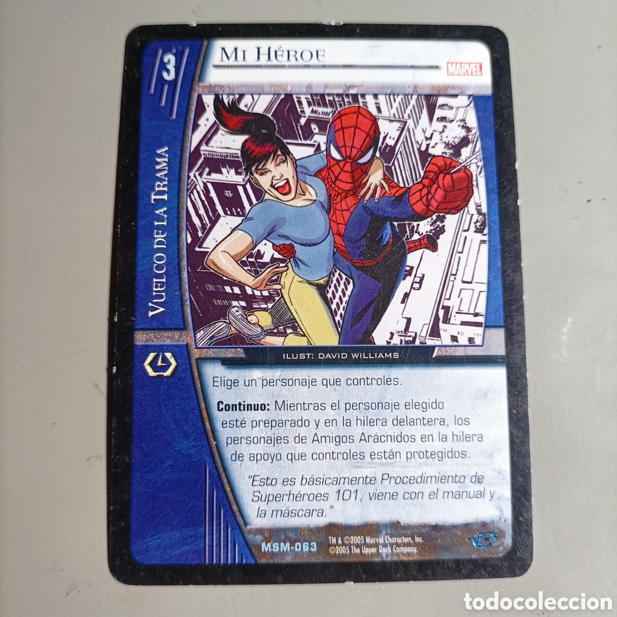 Trading cards: CARTA UPPER DECK 2005. MARVEL. VERSUS SYSTEM - №MSM-063 MI H&Eacute;ROE - Foto 1