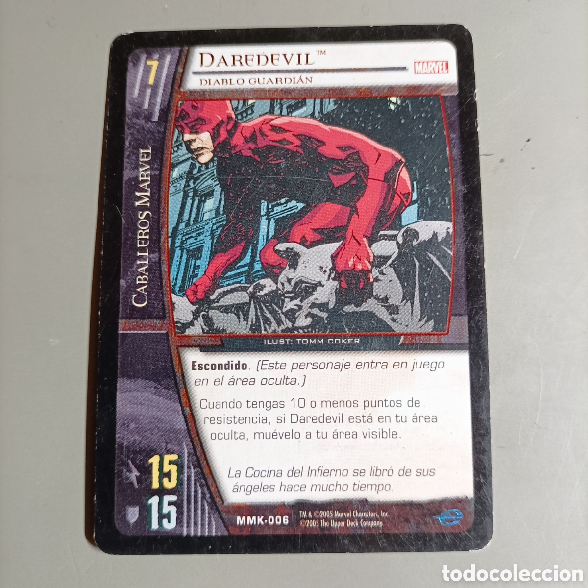 Trading cards: CARTA UPPER DECK 2005. MARVEL. VERSUS SYSTEM - №MMK-006 DAREDEVIL - Foto 1
