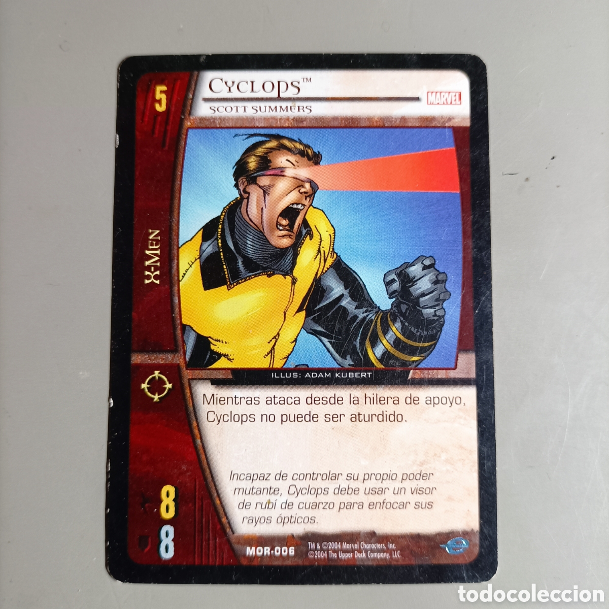 Trading cards: CARTA UPPER DECK 2005. MARVEL. VERSUS SYSTEM - №MOR-006 CYCLOPS - Foto 1