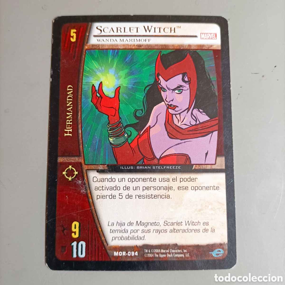 Trading cards: CARTA UPPER DECK 2005. MARVEL. VERSUS SYSTEM - №MOR-094 SCARLET WITCH - Foto 1