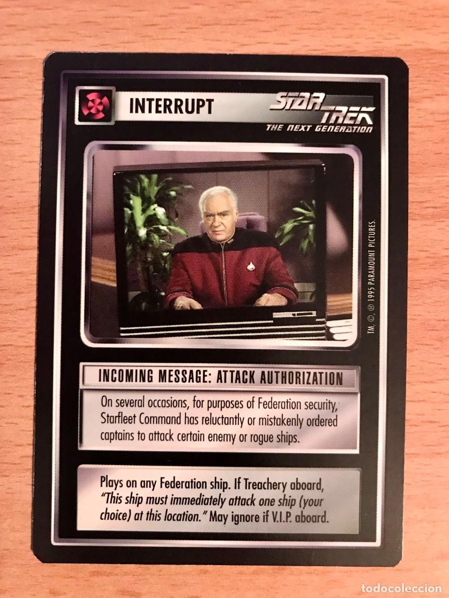 Trading cards: Star Trek CCG - Alternate Universe - Incomming Message: Attack Authorization - Foto 1