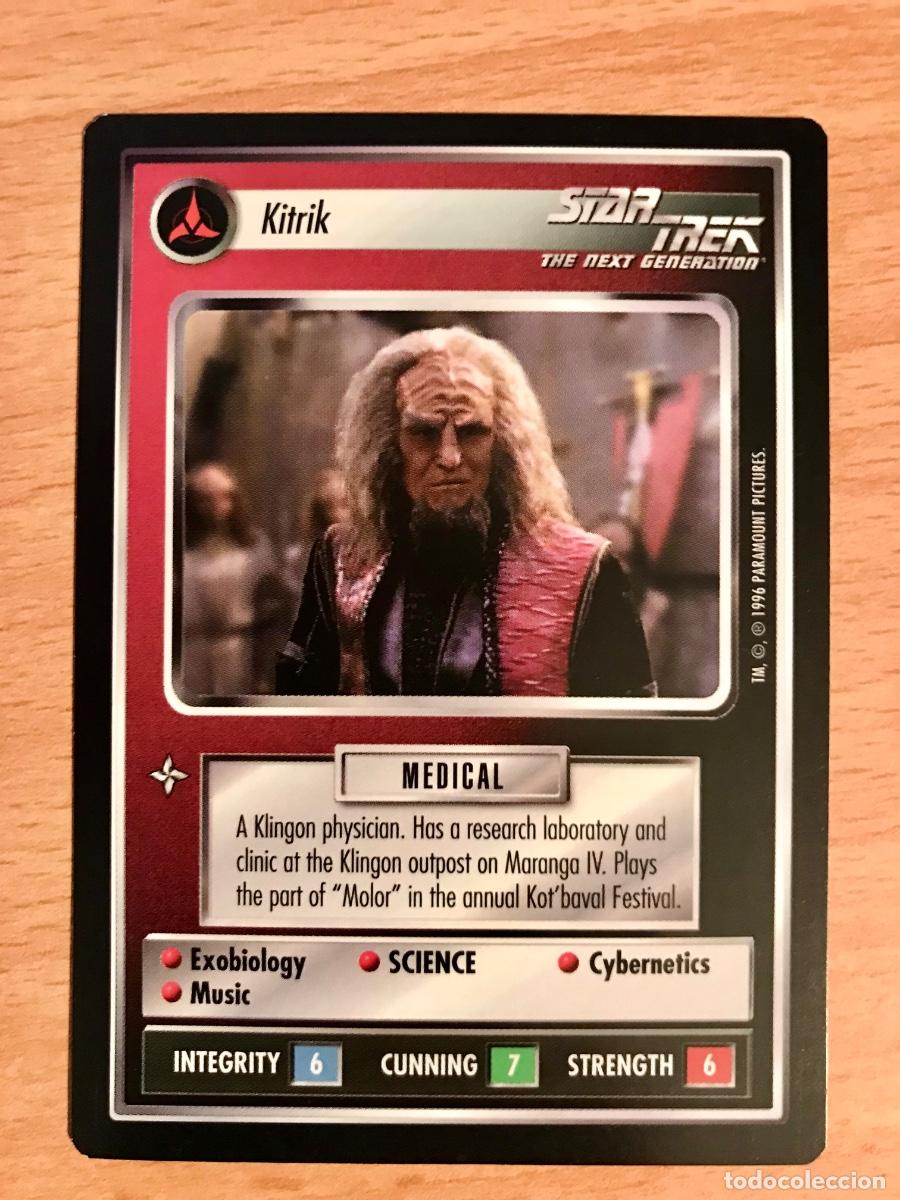 Trading cards: Star Trek - Q-Continuum - Kitrik - Foto 1
