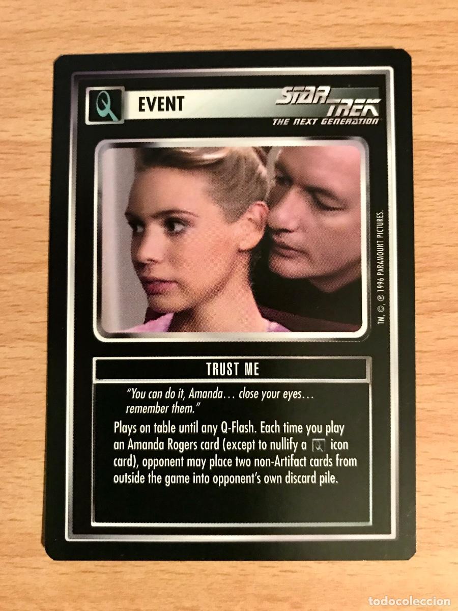 Trading cards: Star Trek - Q-Continuum - Trust Me - Foto 1
