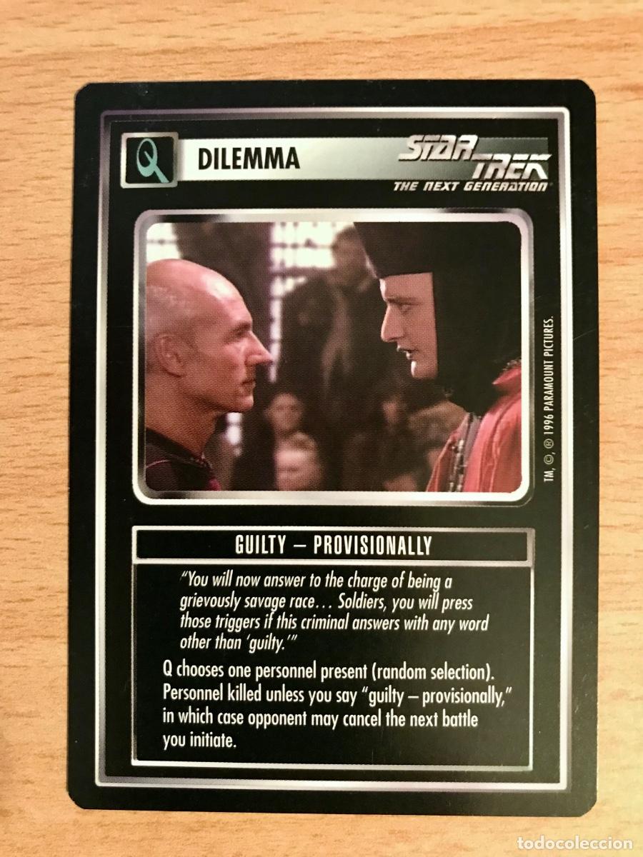 Trading cards: Star Trek - Q-Continuum - Guilty - Provisionally - Foto 1