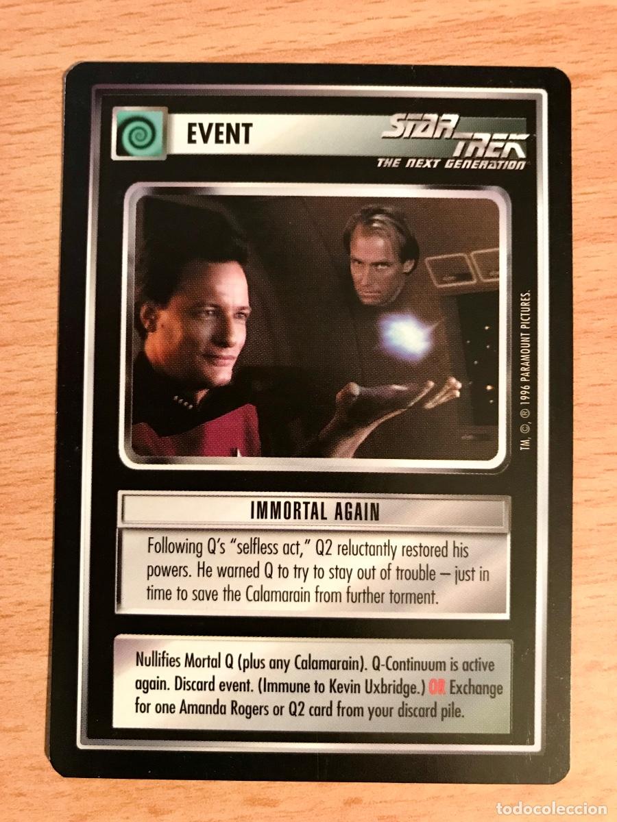 Trading cards: Star Trek - Q-Continuum - Immortal Again - Foto 1