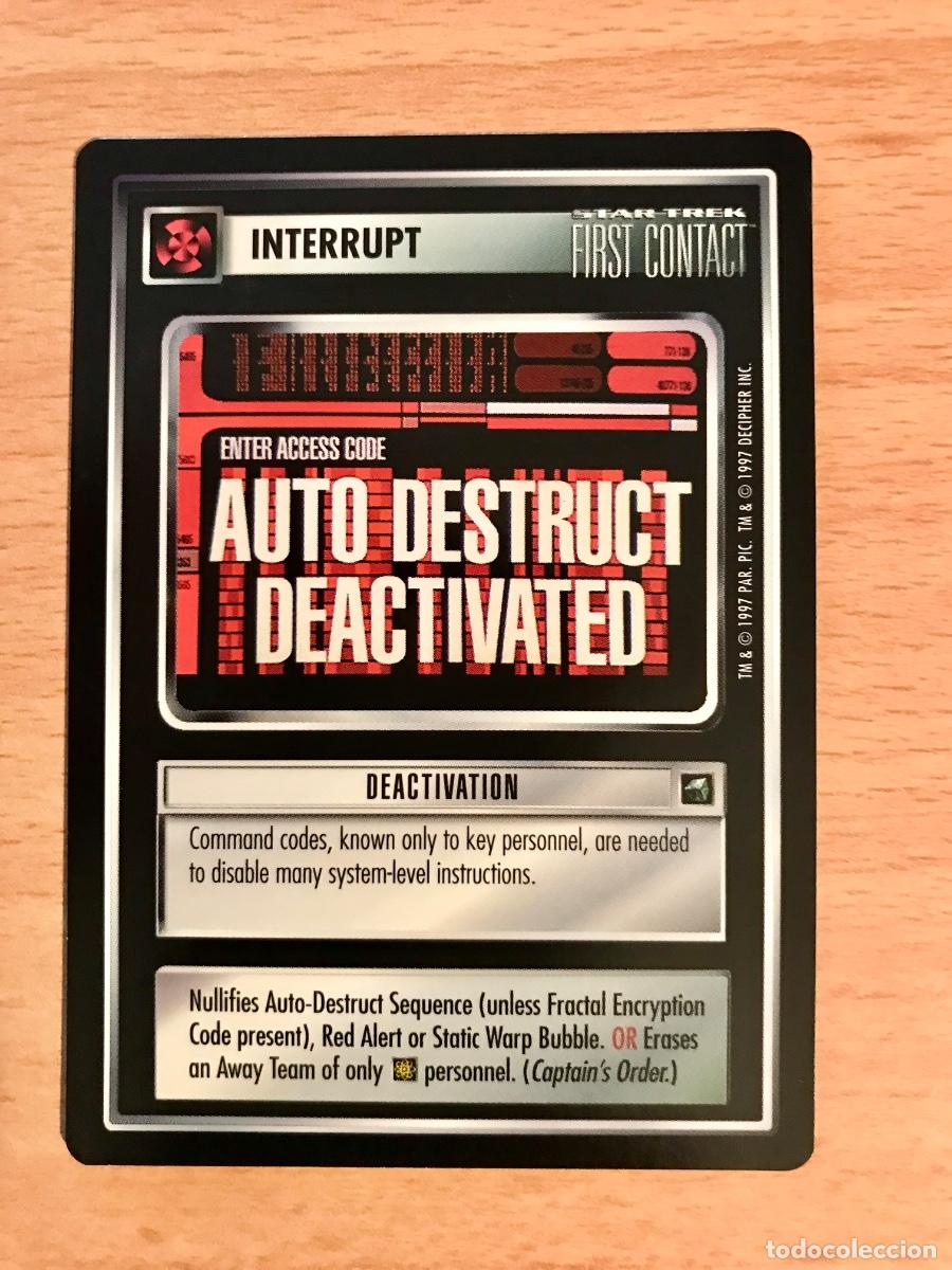 Trading cards: Star Trek - First Contact - Deactivation - Foto 1