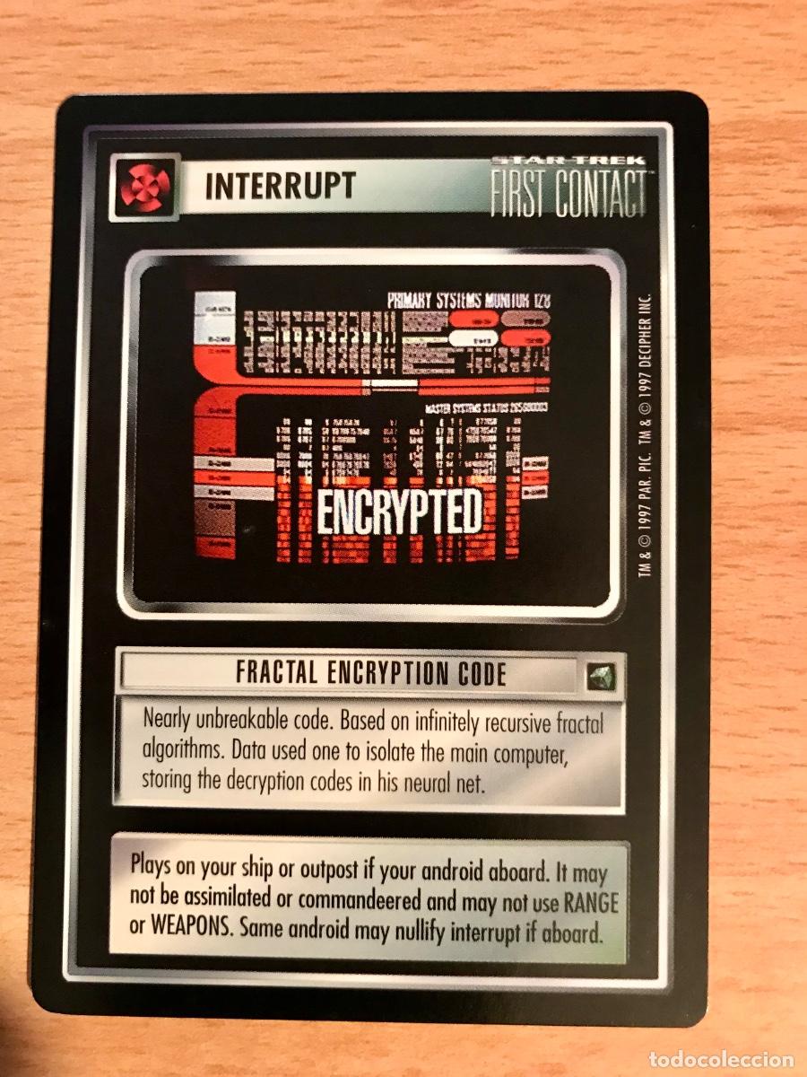 Trading cards: Star Trek - First Contact - Fractal Encryption Code - Foto 1