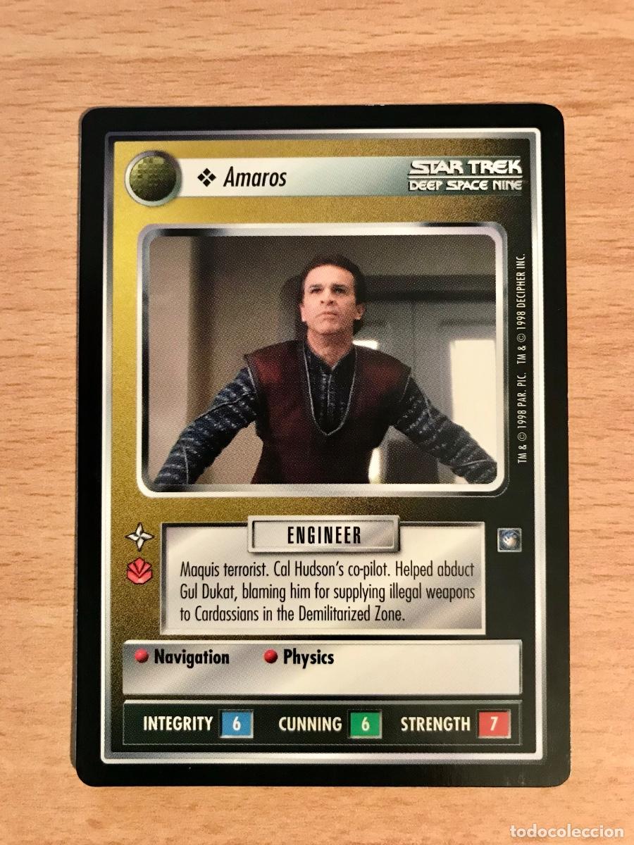 Trading cards: Star Trek - Deep Space Nine - Amaros - Foto 1