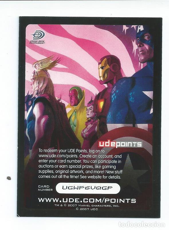 Trading cards: MARVEL MASTERPIECES 2007 SERIE 1 : SUBSET SUBCASTS N&ordm; 2 IRON MAN - Foto 2