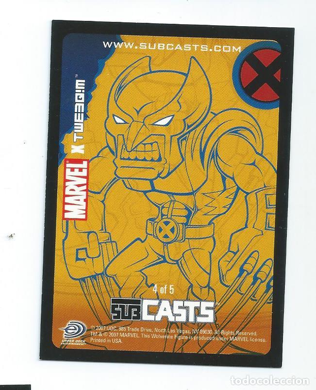 Trading cards: MARVEL MASTERPIECES 2007 SERIE 1 : SUBSET SUBCASTS N&ordm; 4 WOLVERINE - Foto 1
