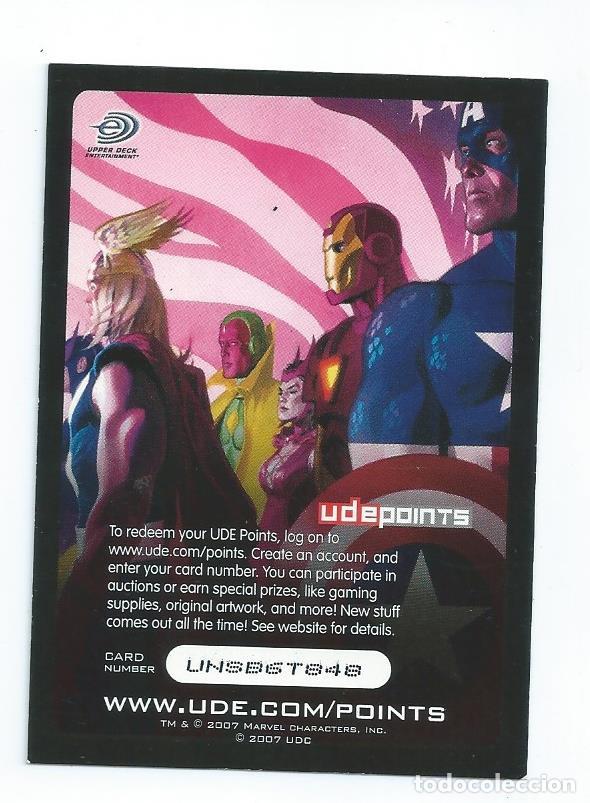 Trading cards: MARVEL MASTERPIECES 2007 SERIE 1 : SUBSET SUBCASTS N&ordm; 4 WOLVERINE - Foto 2
