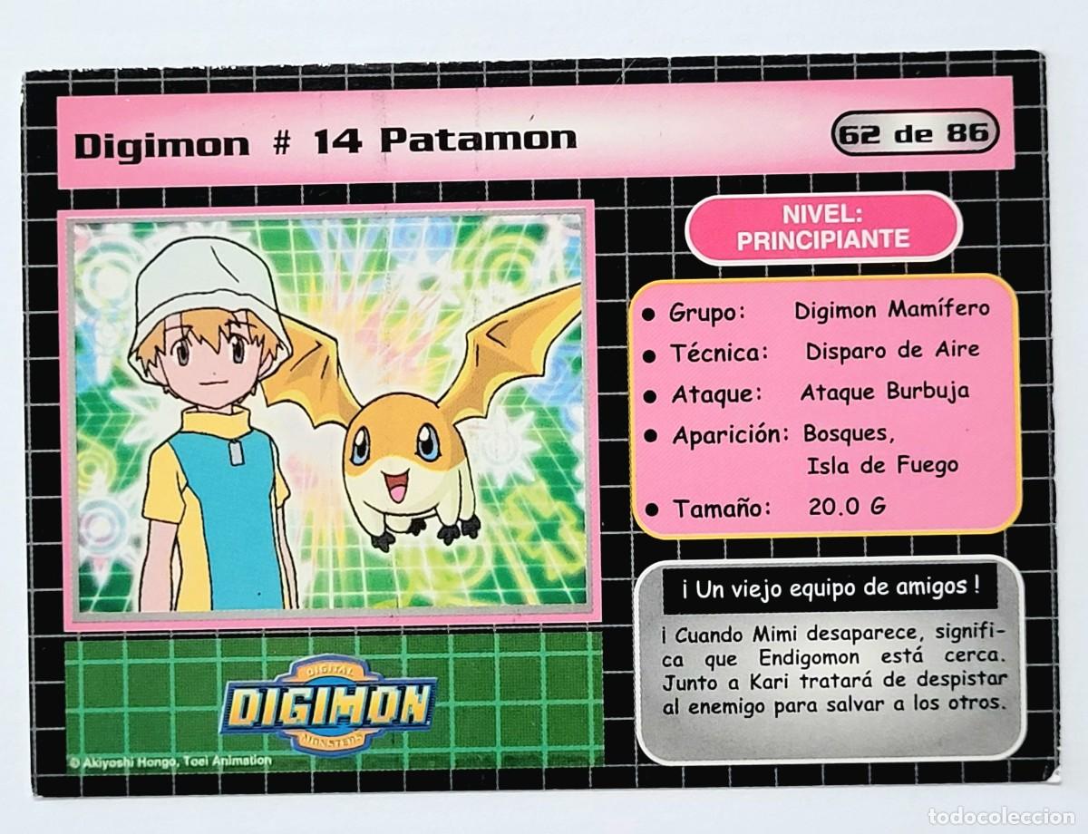 Trading cards: CROMO DIGIMON 14 PATAMON - Foto 2