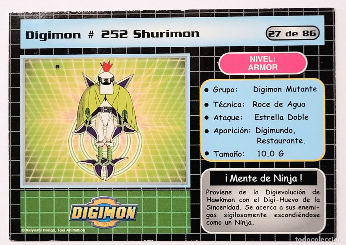 Trading cards: CROMO DIGIMON 252 SHURIMON - Foto 2