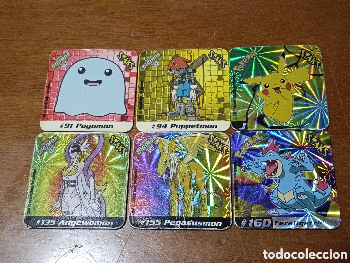 Trading cards: Lote de 6 Staks Pokemon y Digimon - Foto 1
