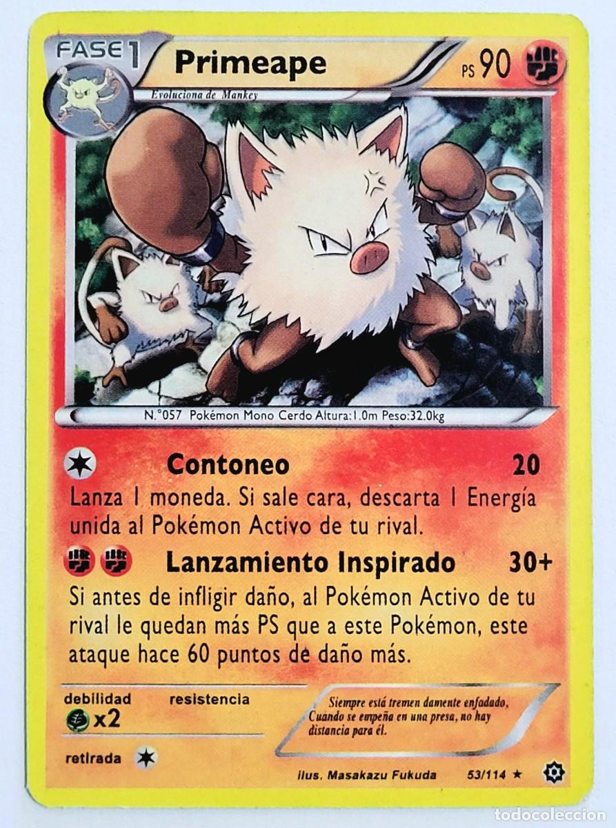Trading cards: CARTA DE POKEMON. PRIMEAPE - Foto 1