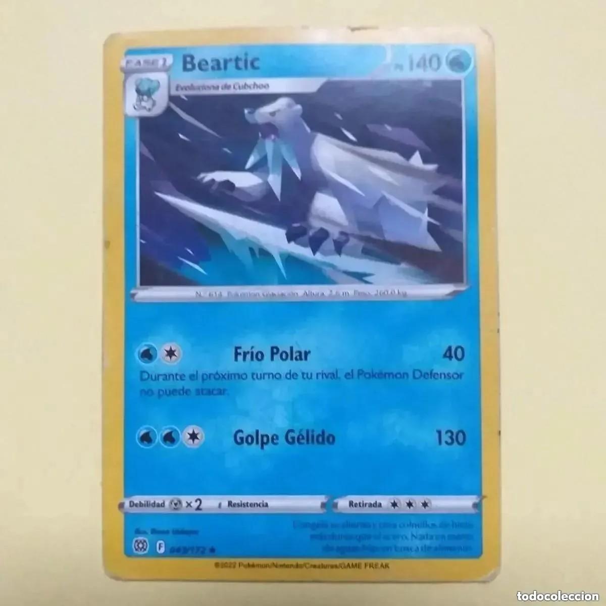Trading cards: CROMO POKEMON. BEARTIC. - Foto 1