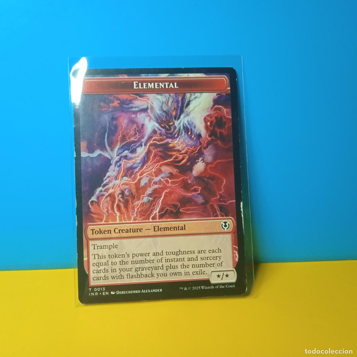 Trading cards: MAGIC THE GATHERING : HUMANO // ELEMENTAL ( TOKEN ) - Foto 2
