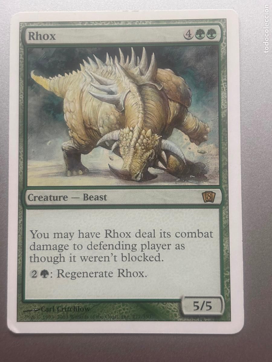 Trading cards: MAGIC THE GATHERING - RHOX ( EIGHTH EDITION ) - Foto 1