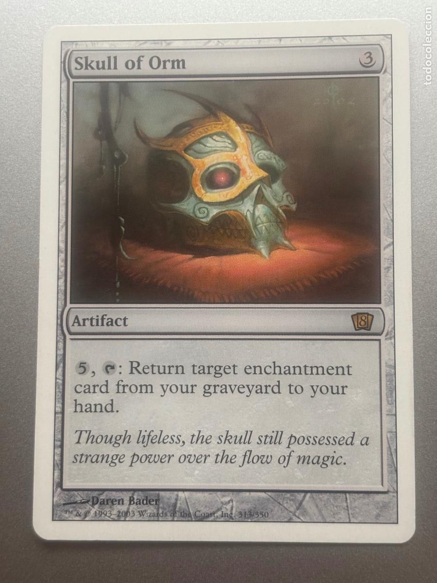 Trading cards: MAGIC THE GATHERING - SKULL OF ORM ( EIGHTH EDITION ) - Foto 1
