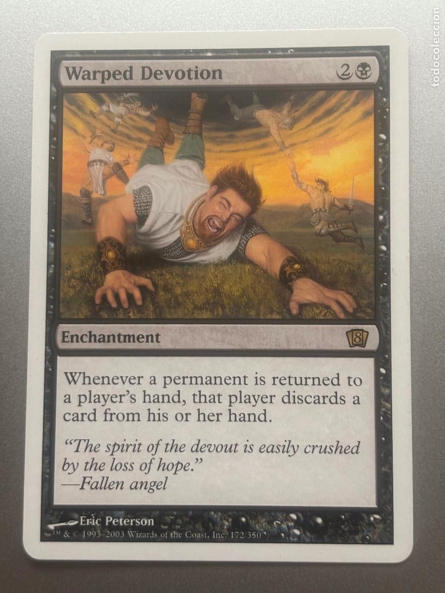 Trading cards: MAGIC THE GATHERING - WARPED DEVOTION ( EIGHTH EDITION ) - Foto 1