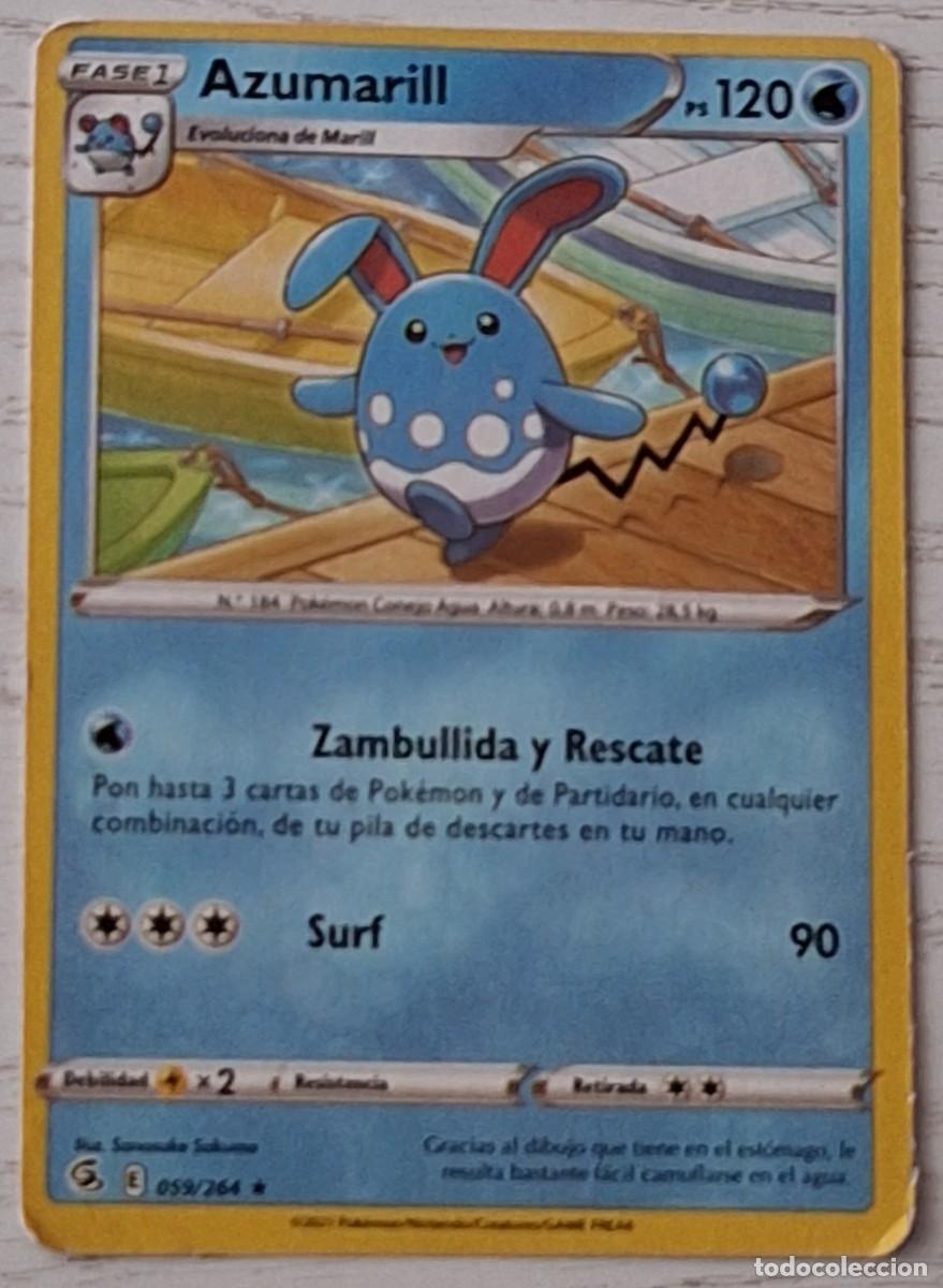Trading cards: CARTA POK&Eacute;MON: AZUMARILL - PS 120 - Foto 1
