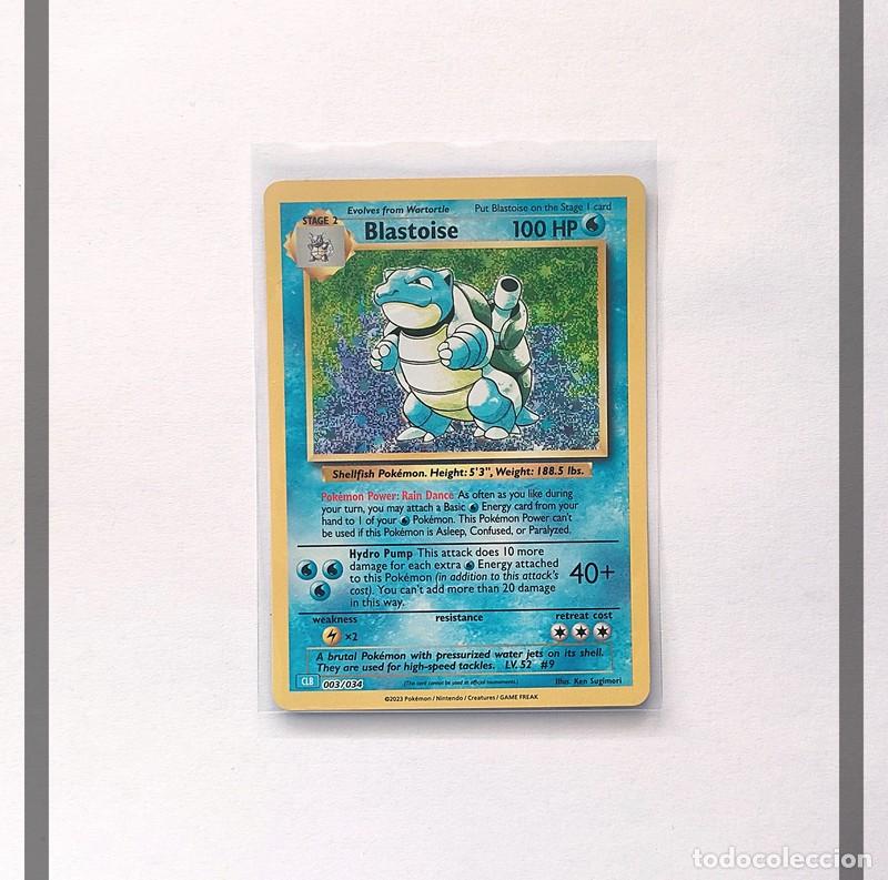 Trading cards: Blastoise 003/034 CLC Pokemon ENG-NM - Foto 1