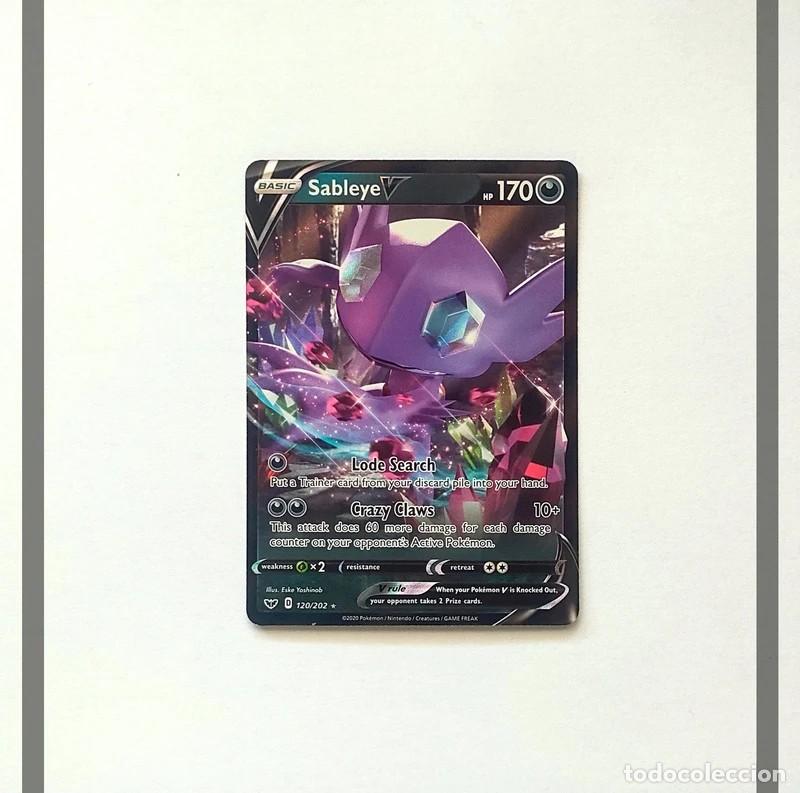 Trading cards: Sableye V 120/202 SSH Pokemon ENG-NM - Foto 1