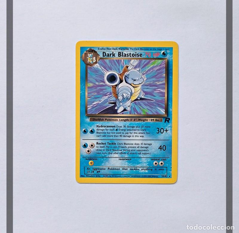 Trading cards: Dark Blastoise 20/82 TR Pokemon ENG-NM - Foto 1