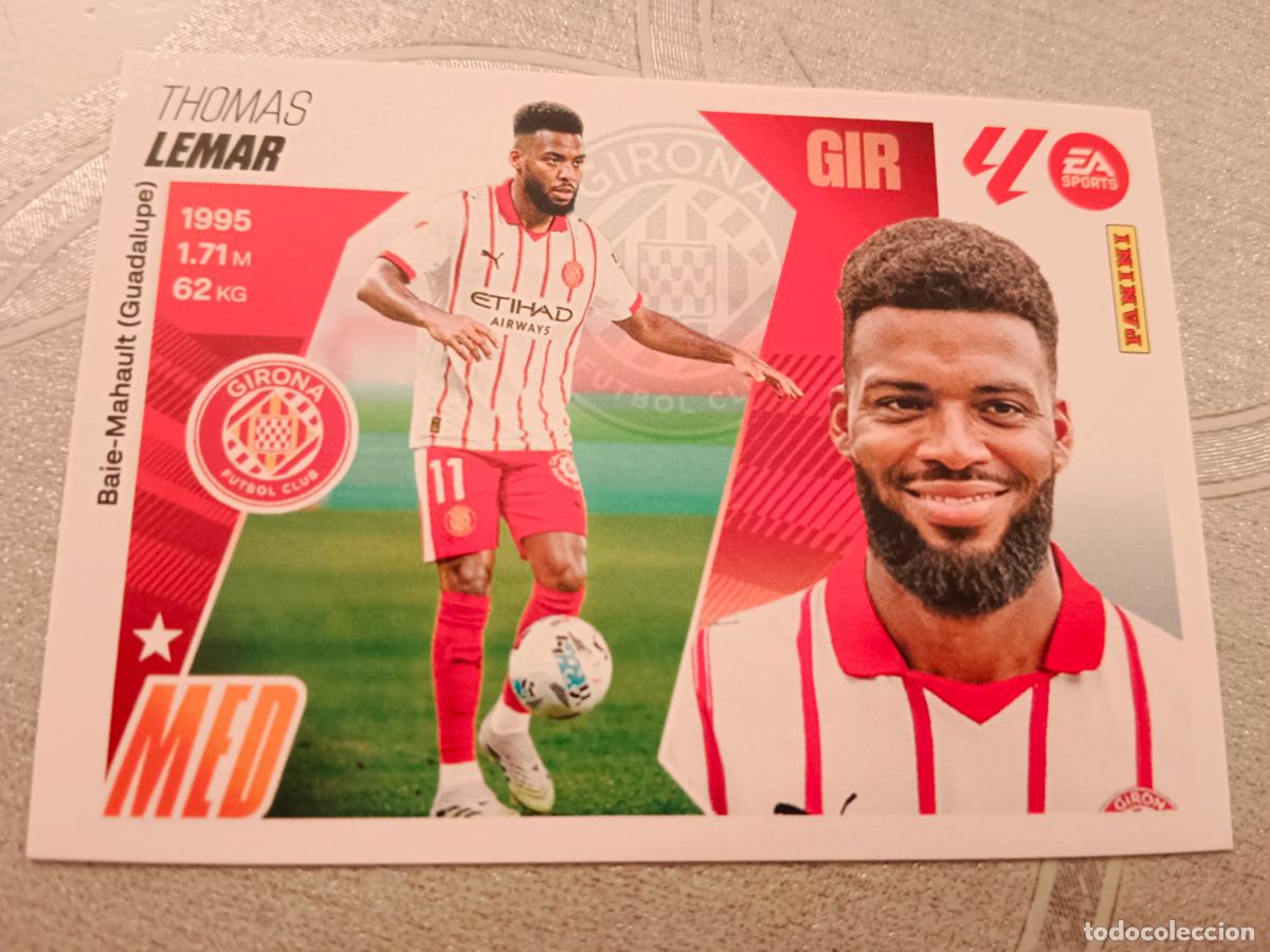 Trading Cards: TEMPORADA 2025 2026 25 26 FICHAJE N&ordm; 40 LEMAR GIRONA CROMO NUEVO PANINI
