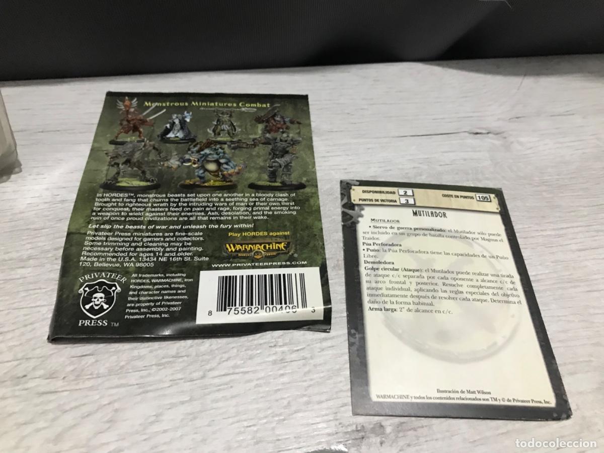 Trading cards: Bl&iacute;ster Warhammer Hordes minions - Foto 12