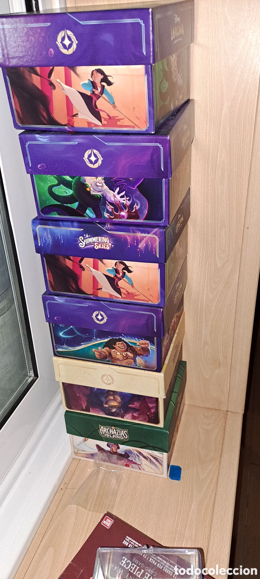 Trading cards: 6 cajas vac&iacute;as Lorcana - Foto 2
