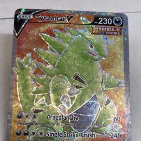 tyranitar v pokemon card value AGS (GEM-MT 10) #155 Ultra Rare Card Type Tyranitar V SWSH05 155 Battle