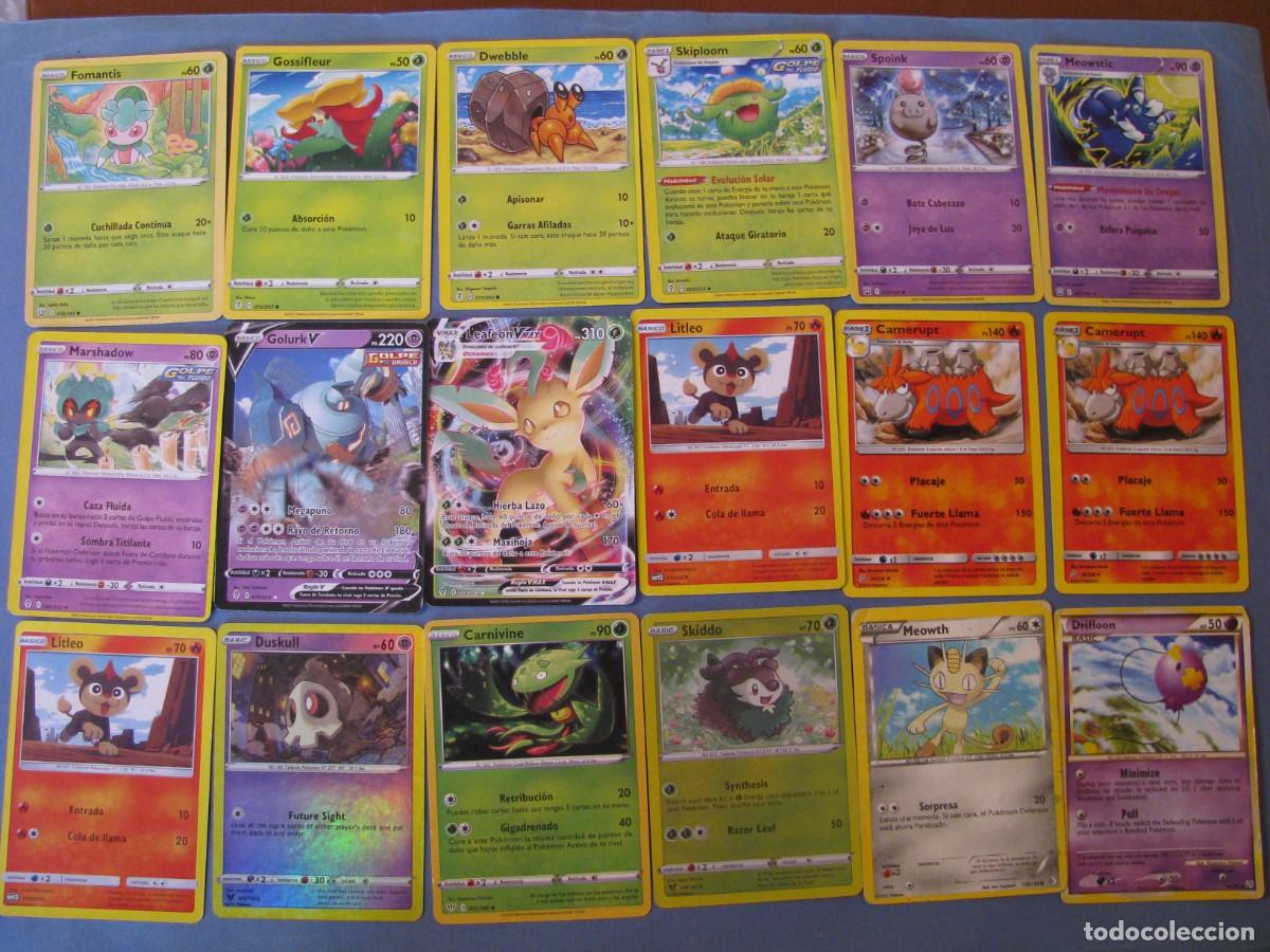 Trading cards: LOTE DE 36 CARTAS DE POKEMON. - Foto 1