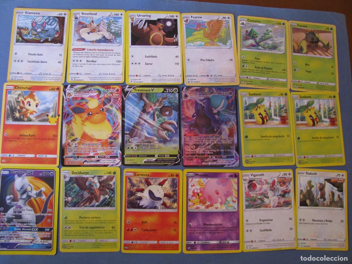 Trading cards: LOTE DE 36 CARTAS DE POKEMON. - Foto 2