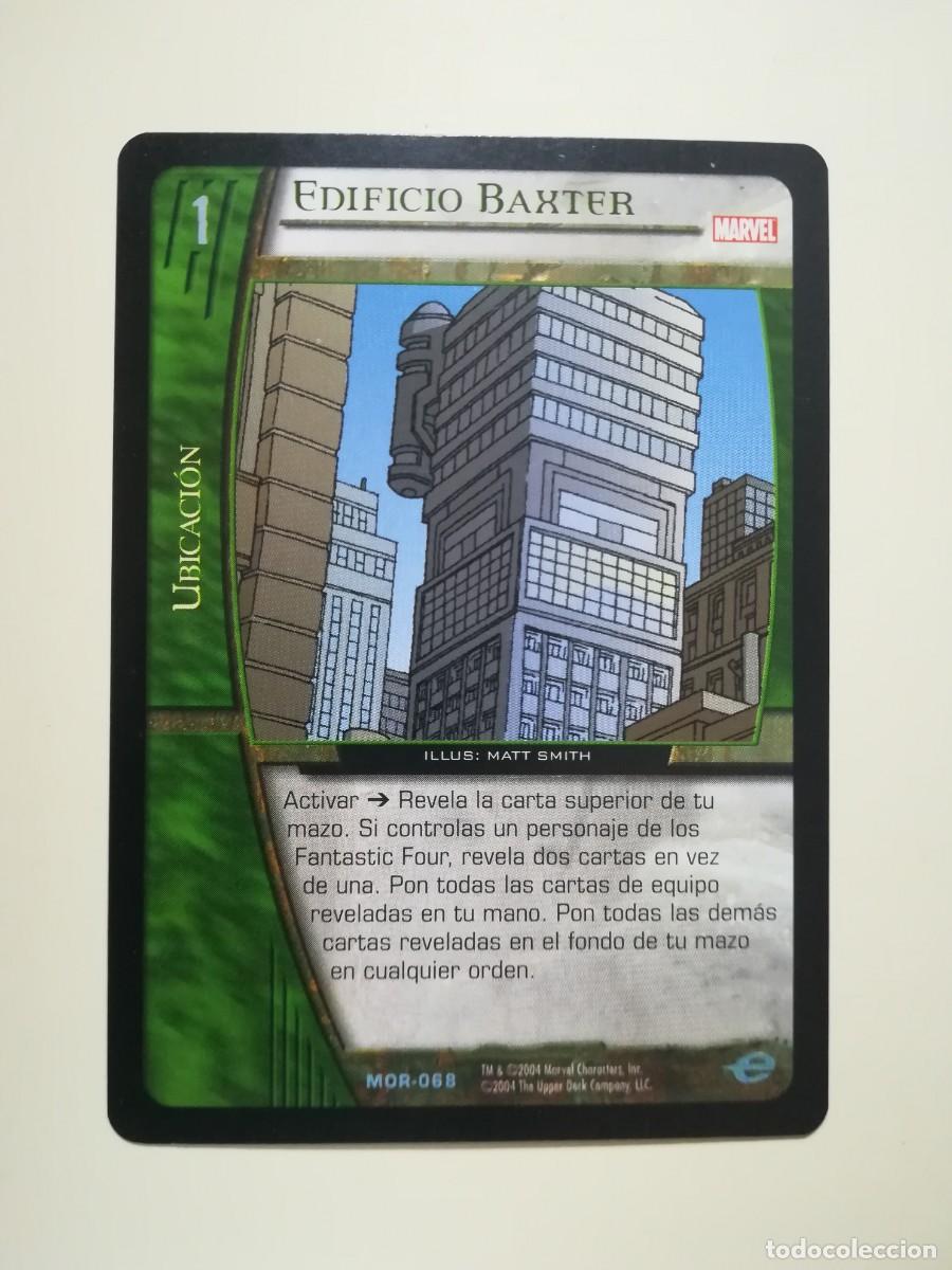 Trading cards: VS System MOR N&ordm; 068. Ubicaci&oacute;n. Edificio Baxter. Marvel Origenes. - Foto 1
