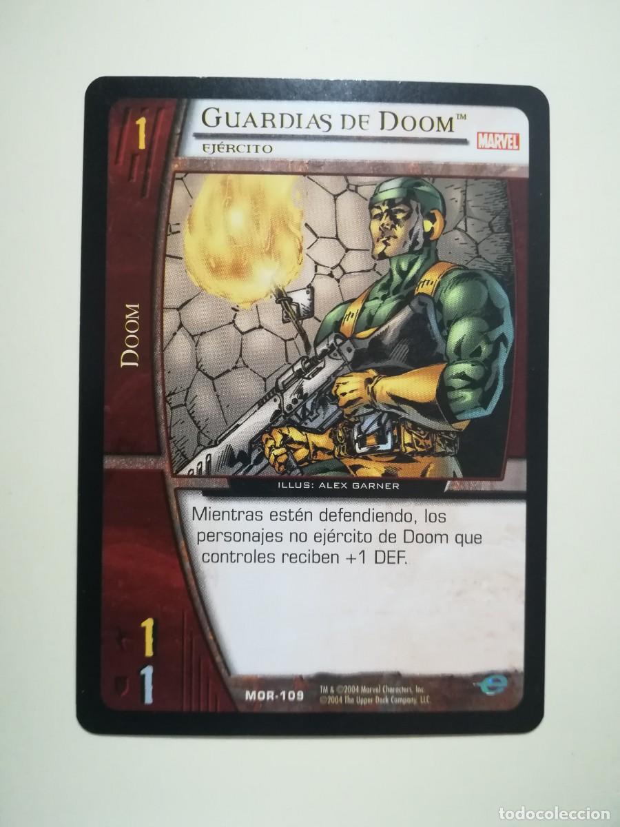 Trading cards: VS System MOR N&ordm; 109. Doom. Guardias de Doom. Ej&eacute;rcito. Marvel Origenes. - Foto 1