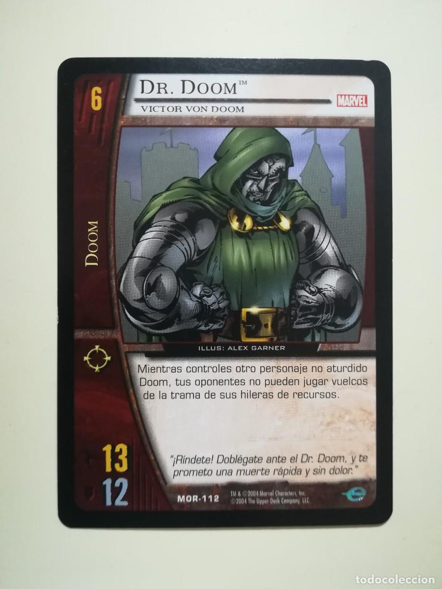 Trading cards: VS System MOR N&ordm; 112. Doom. Dr. Doom. V&iacute;ctor Von Doom. Marvel Origenes. - Foto 1