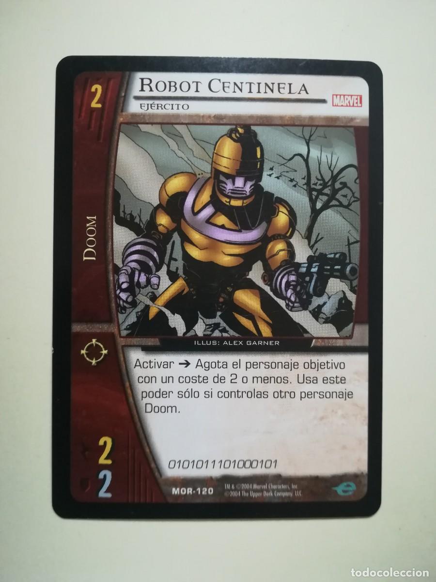 Trading cards: VS System MOR N&ordm; 120. Doom. Robot Centinela. Ej&eacute;rcito. Marvel Origenes. - Foto 1