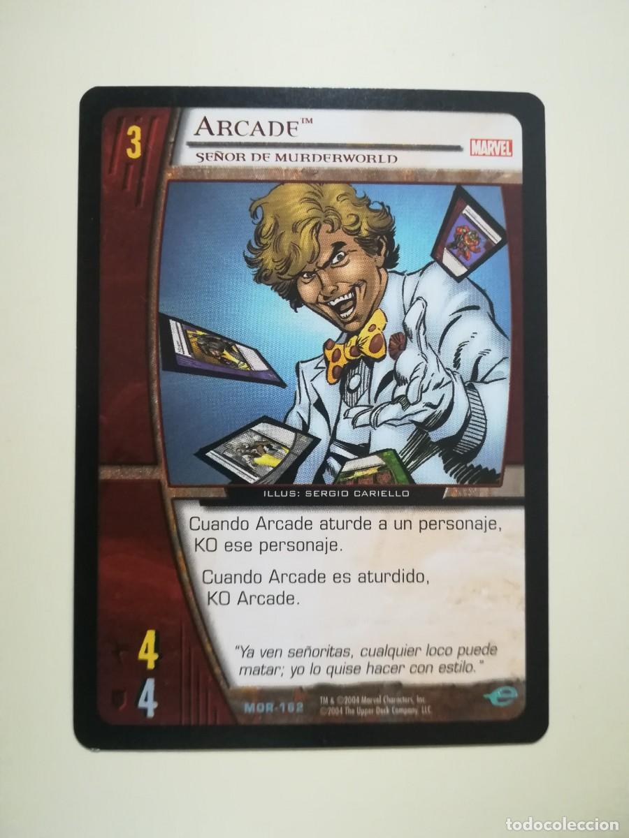 Trading cards: VS System MOR N&ordm; 162. Arcade. Se&ntilde;or de Murderworld. Marvel Origenes. - Foto 1