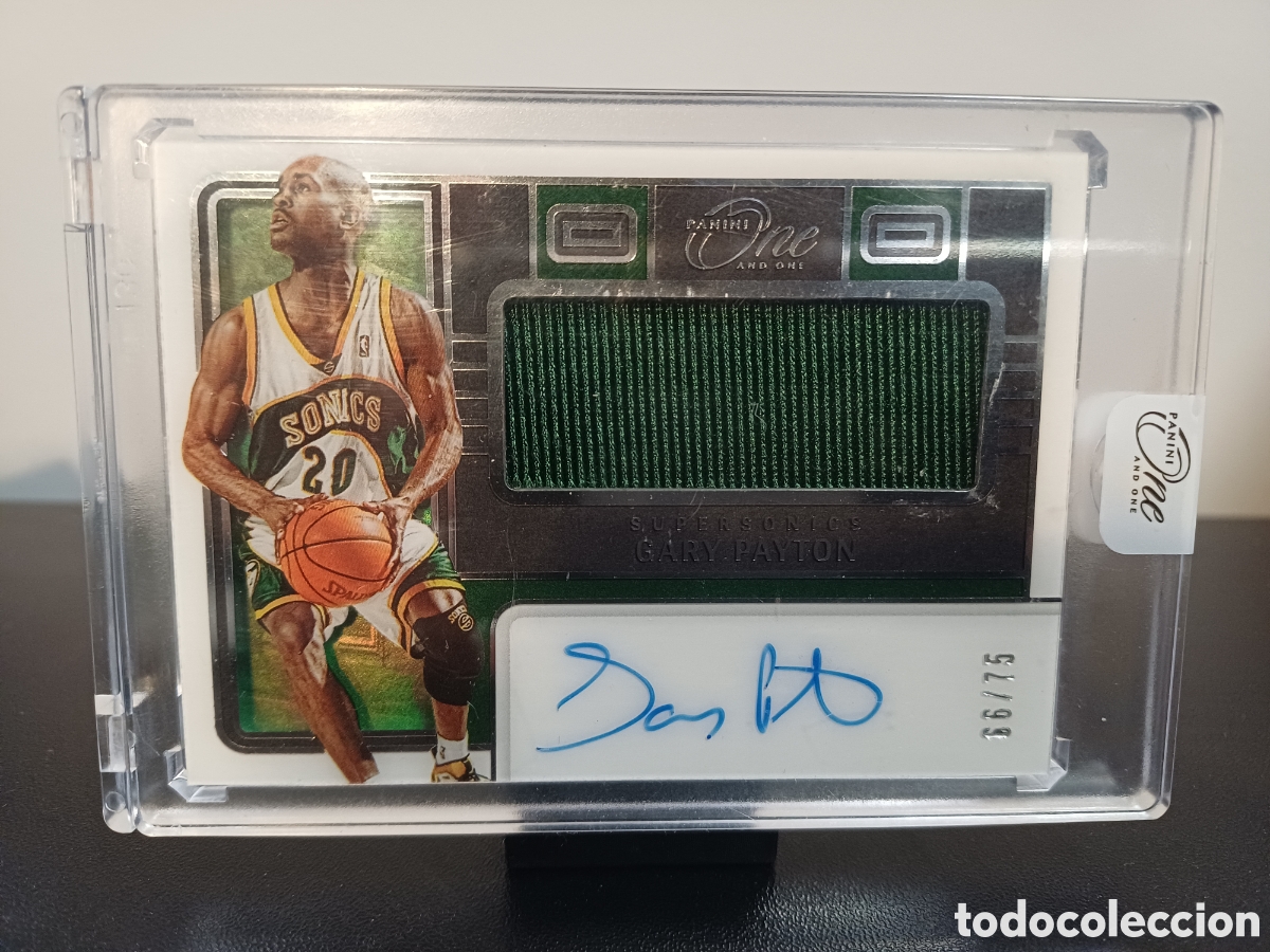 Sammelkarten: #JJA-GPY GARY PAYTON SEATTLE SUPERSONICS PANINI NBA ONO AND ONE BASKETBALL 2022-23