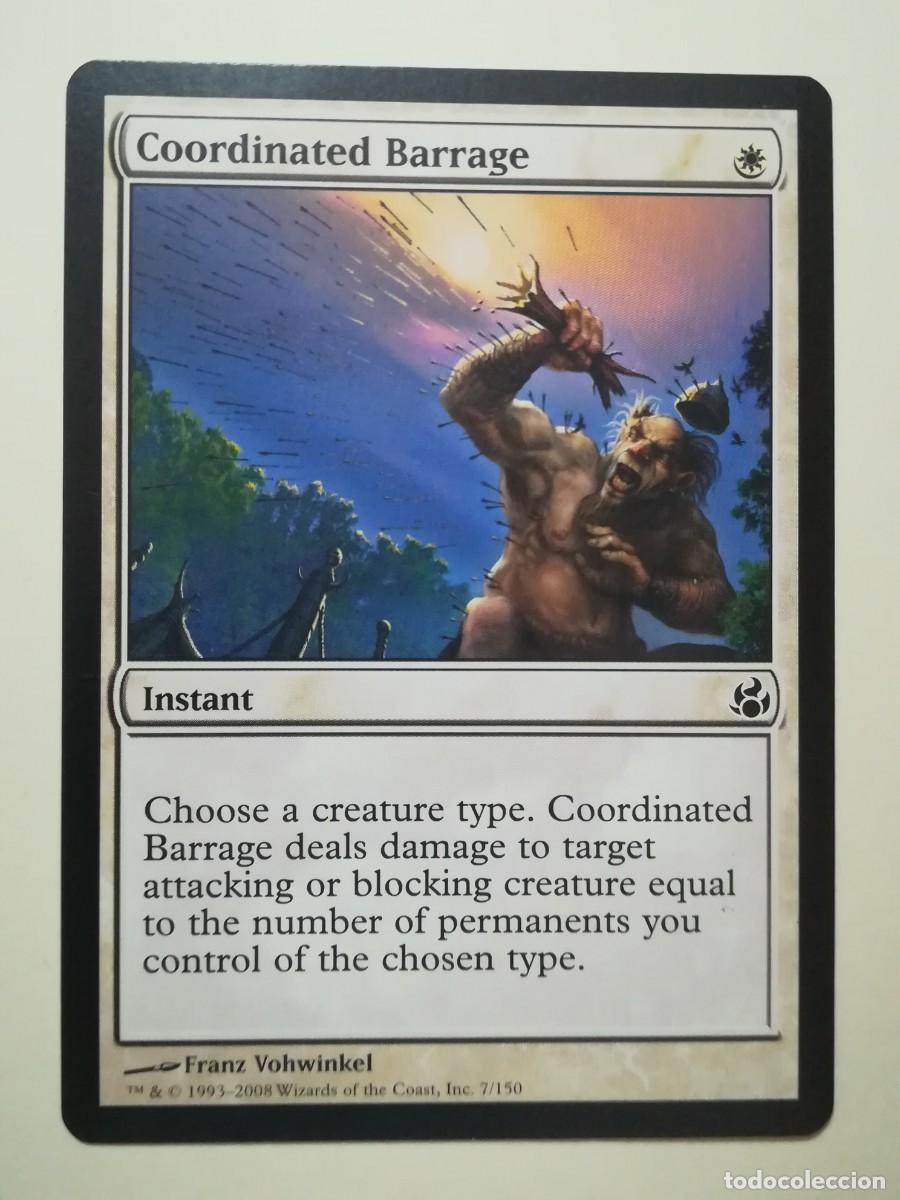 Trading cards: Magic The Gathering. Coordinated Barrage. Instant. (Andanada coordinada). - Foto 1