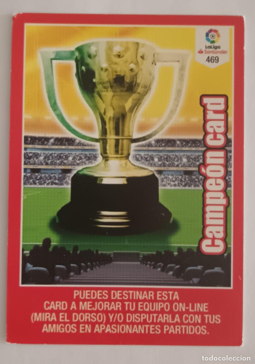 Trading Cards: 469-Campe&oacute;n Card-Adrenalyn-2018-2019.
