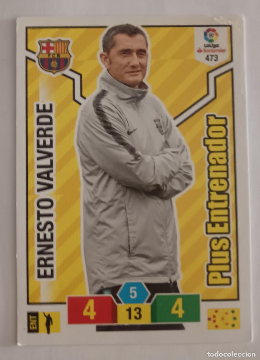 Trading Cards: Ernesto Valverde-Adrenalyn-2018-2019-Barcelona.