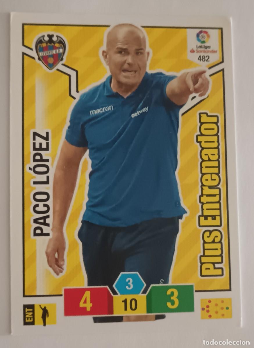 Trading Cards: Paco L&oacute;pez-Adrenalyn-2018-2019-Levante