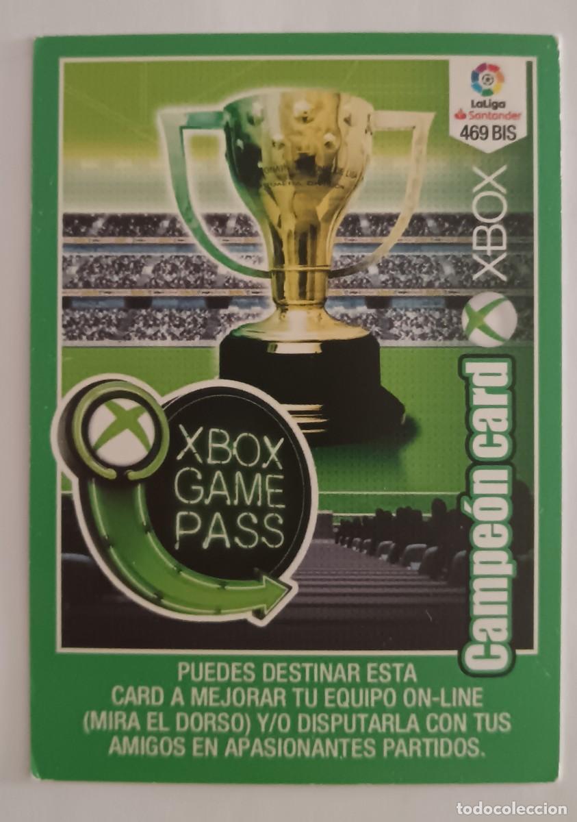 Trading Cards: 469 BIS-Campe&oacute;n Card XBox-Adrenalyn-2018-2019.
