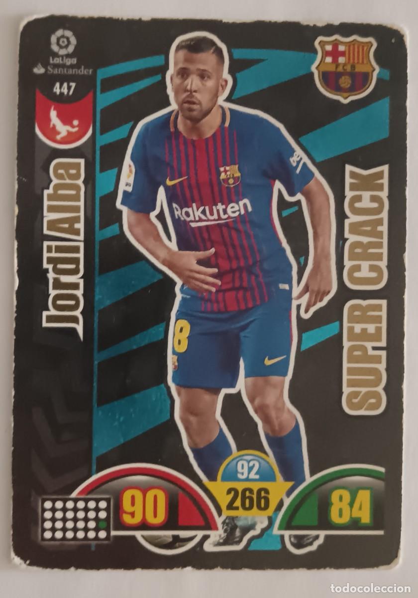 Trading Cards: 447-Jordi Alba-Adrenalyn-2017-2018-Barcelona