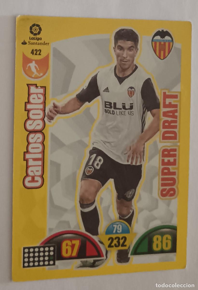 Trading Cards: 422-Carlos Soler-Adrenalyn-2017-2018-Valencia.