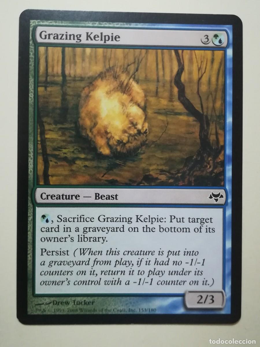 Trading cards: Magic The Gathering. Grazing Kelpie. Creature - Beast. - Foto 1